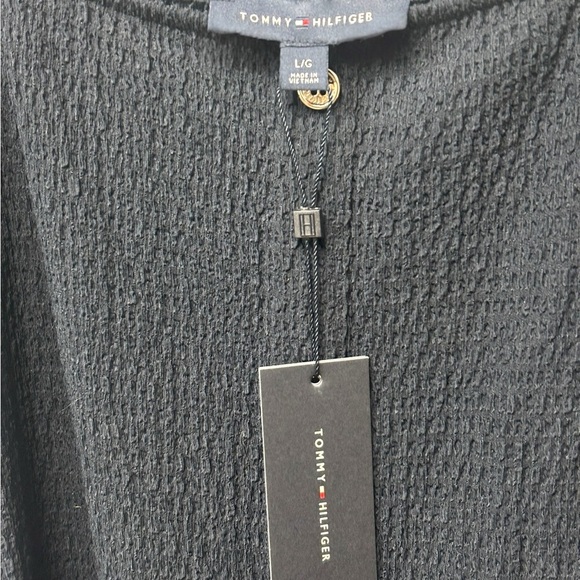 NWT Tommy Hilfiger Sky Captain Blue W’s L Buttoned Midi Sundress - Picture 3 of 9